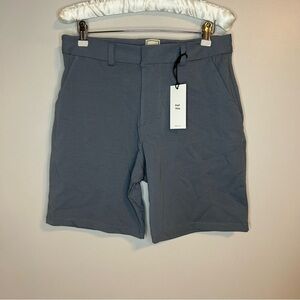 Swet Tailor Men's Gray EveryDay Chino Short Business Casual Solid 28 Neutral